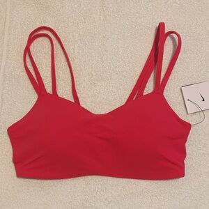 Women’s Nike zenvy pink strappy sports bra! NWT